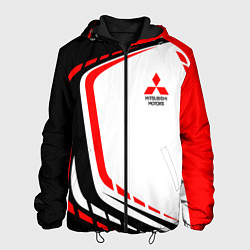 Куртка с капюшоном мужская Mitsubishi EVO Uniform, цвет: 3D-черный