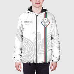 Куртка с капюшоном мужская Дагестан цвета 3D-черный — фото 2
