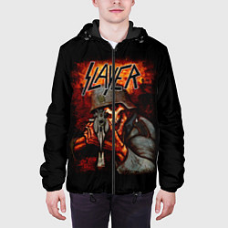 Куртка с капюшоном мужская Slayer, цвет: 3D-черный — фото 2