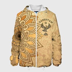 Куртка с капюшоном мужская Дагестан в золоте, цвет: 3D-белый