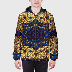 Куртка с капюшоном мужская Золотой ковер, цвет: 3D-черный — фото 2