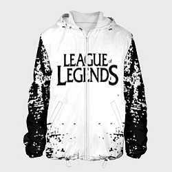 Куртка с капюшоном мужская League of legends, цвет: 3D-белый
