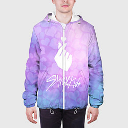 Куртка с капюшоном мужская Stray Kids, цвет: 3D-белый — фото 2