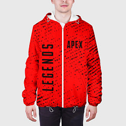 Куртка с капюшоном мужская APEX LEGENDS АПЕКС ЛЕГЕНД, цвет: 3D-белый — фото 2