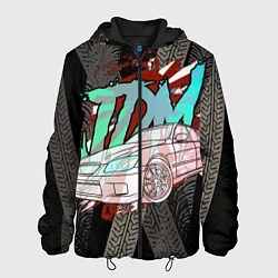 Куртка с капюшоном мужская JDM Toyota Altezza, цвет: 3D-черный