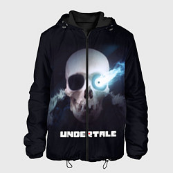 Куртка с капюшоном мужская UNDERTALE, цвет: 3D-черный