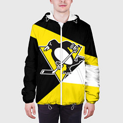 Куртка с капюшоном мужская Pittsburgh Penguins Exclusive, цвет: 3D-белый — фото 2