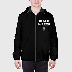 Куртка с капюшоном мужская ЧЕРНОЕ ЗЕРКАЛО, цвет: 3D-черный — фото 2