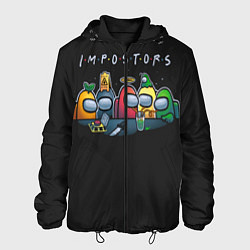 Куртка с капюшоном мужская Impostors, цвет: 3D-черный