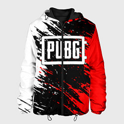 Куртка с капюшоном мужская PUBG, цвет: 3D-черный
