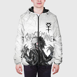 Куртка с капюшоном мужская GHOSTEMANE, цвет: 3D-черный — фото 2