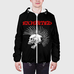 Куртка с капюшоном мужская The Exploited, цвет: 3D-белый — фото 2