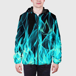 Куртка с капюшоном мужская ASSASSINS CREED VALHALLA, цвет: 3D-черный — фото 2