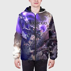 Куртка с капюшоном мужская Darksiders, цвет: 3D-черный — фото 2