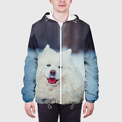Куртка с капюшоном мужская САМОЕД, цвет: 3D-белый — фото 2