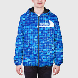 Куртка с капюшоном мужская Dance pool, цвет: 3D-черный — фото 2