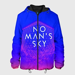 Куртка с капюшоном мужская NO MANS SKY, цвет: 3D-черный