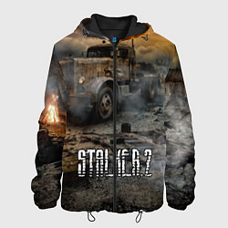 Куртка с капюшоном мужская Stalker 2 Мертвый город, цвет: 3D-черный