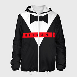 Куртка с капюшоном мужская Hitman III, цвет: 3D-белый