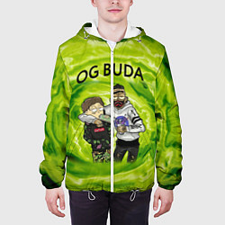Куртка с капюшоном мужская Репер - OG Buda, цвет: 3D-белый — фото 2