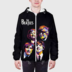 Куртка с капюшоном мужская The Beatles, цвет: 3D-белый — фото 2