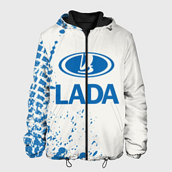 Куртка с капюшоном мужская LADA, цвет: 3D-черный