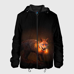 Куртка с капюшоном мужская Dark fox, цвет: 3D-черный