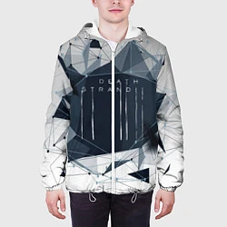 Куртка с капюшоном мужская DEATH STRANDING, цвет: 3D-белый — фото 2