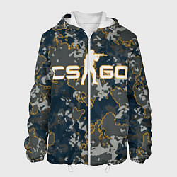 Куртка с капюшоном мужская CS:GO - Camo, цвет: 3D-белый