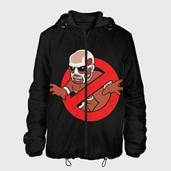 Куртка с капюшоном мужская Охотники На Титанов, цвет: 3D-черный