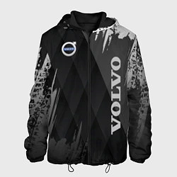 Куртка с капюшоном мужская Volvo, цвет: 3D-черный