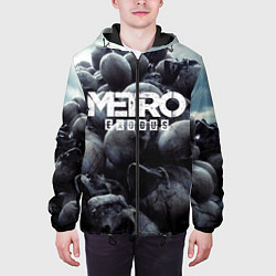 Куртка с капюшоном мужская Metro Exodus, цвет: 3D-черный — фото 2