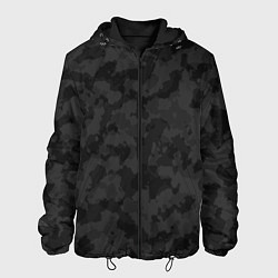 Куртка с капюшоном мужская СПЕЦ КАМУФЛЯЖ, цвет: 3D-черный