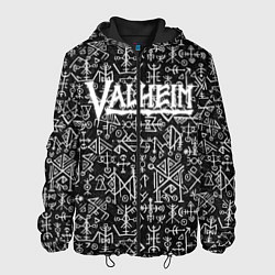 Куртка с капюшоном мужская Valheim, цвет: 3D-черный