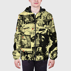 Куртка с капюшоном мужская РОК КУМИРЫ, цвет: 3D-черный — фото 2