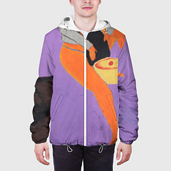 Куртка с капюшоном мужская Картина 1, Ческидов, цвет: 3D-белый — фото 2