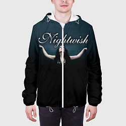 Куртка с капюшоном мужская Nightwish with Tarja, цвет: 3D-белый — фото 2