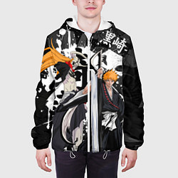 Куртка с капюшоном мужская Bleach, цвет: 3D-белый — фото 2