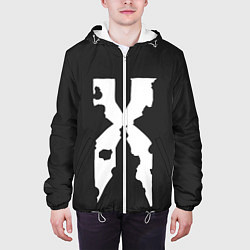 Куртка с капюшоном мужская The X, цвет: 3D-белый — фото 2