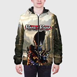 Куртка с капюшоном мужская Prince of Persia демон, цвет: 3D-черный — фото 2