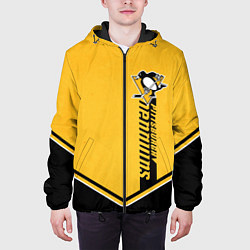 Куртка с капюшоном мужская Pittsburgh Penguins, цвет: 3D-черный — фото 2