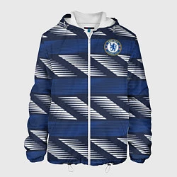 Куртка с капюшоном мужская FC Chelsea Breathe Training Top 202122, цвет: 3D-белый