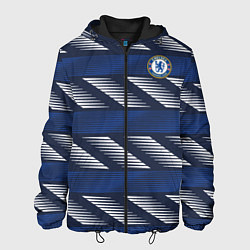 Куртка с капюшоном мужская FC Chelsea Breathe Training Top 202122, цвет: 3D-черный