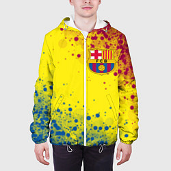 Куртка с капюшоном мужская Barcelona Барселона, цвет: 3D-белый — фото 2