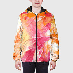 Куртка с капюшоном мужская Яркая Bright colors Z, цвет: 3D-черный — фото 2