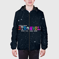 Куртка с капюшоном мужская Astroworld, цвет: 3D-черный — фото 2