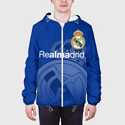 Куртка с капюшоном мужская REAL MADRID РЕАЛ МАДРИД, цвет: 3D-белый — фото 2