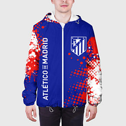 Куртка с капюшоном мужская ATLETICO DE MADRID АТЛЕТИКО, цвет: 3D-белый — фото 2