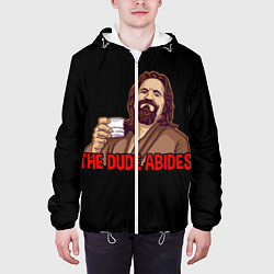 Куртка с капюшоном мужская The Dude Abides Lebowski, цвет: 3D-белый — фото 2