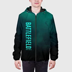 Куртка с капюшоном мужская BattleField 6, цвет: 3D-черный — фото 2
